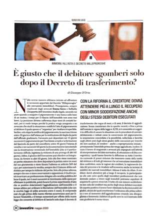 Investire maggio 2020